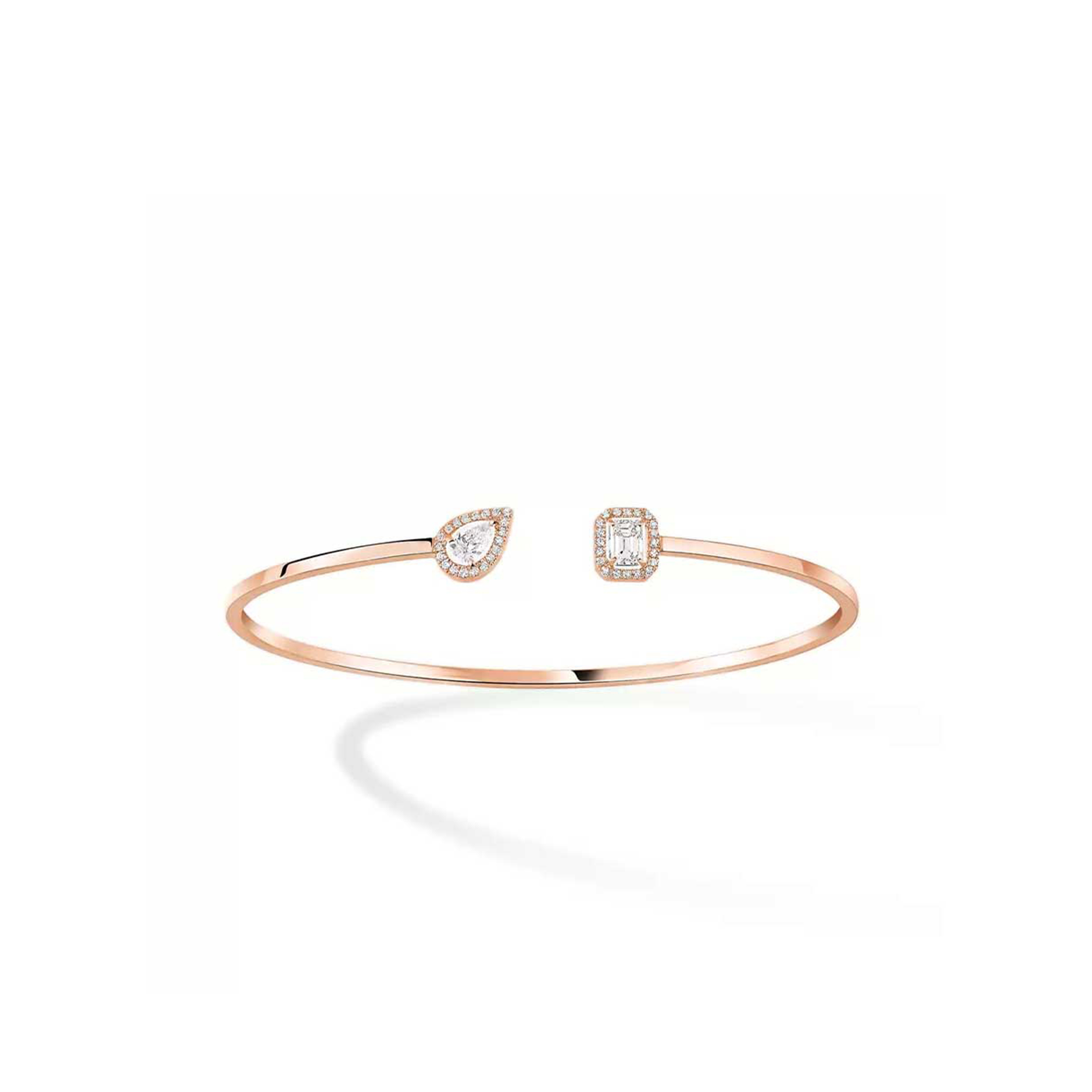 MESSIKA JONC FLEX TOI & MOI MY TWIN 0,15CT X2 BRACELET DIAMANT OR ROSE 07222-PG MESSIKA JONC FLEX TOI & MOI MY TWIN 0,15CT X2 BRACELET DIAMANT OR ROSE 07222-PG